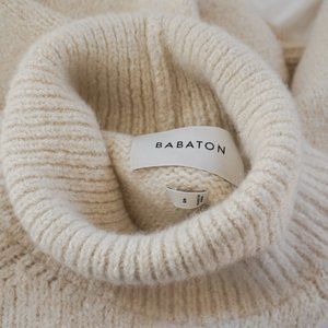 Babaton 100% Alpaca Day Off Turtleneck Sweater